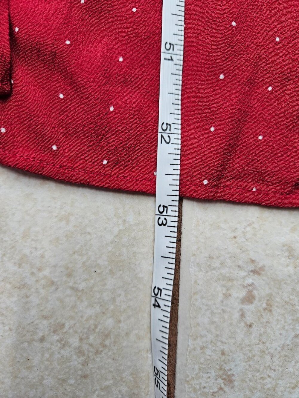 J. Crew Puff Sleeve Midi Dress In Pin Dot Red Women's Size 12 Button Front Party - Picture 13 of 13